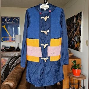 Comme Des Garcons Pile Panel Nylon Duffle Jacket